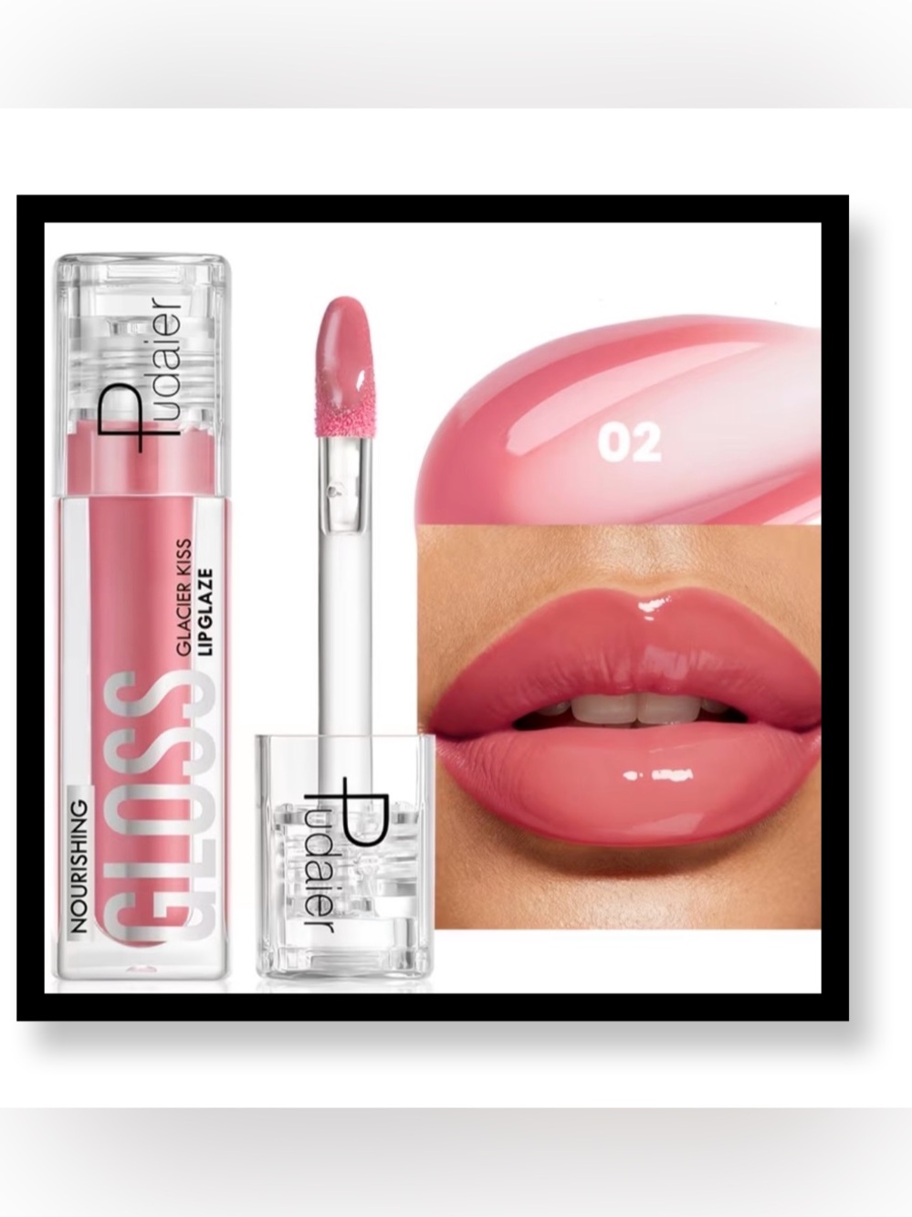 🆕 2/$15- Nourishing Lip Gloss - Glacier Kiss 02 Pink